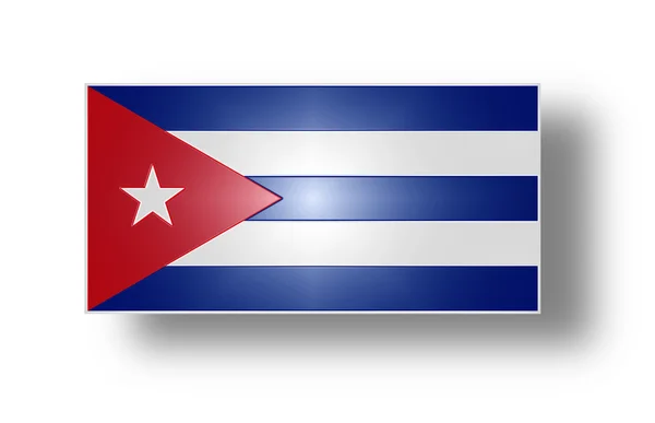 Bandera de Cuba (estilizada I ). —  Fotos de Stock