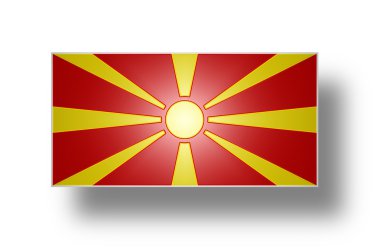 Makedonya Cumhuriyeti bayrağı (stilize ben).
