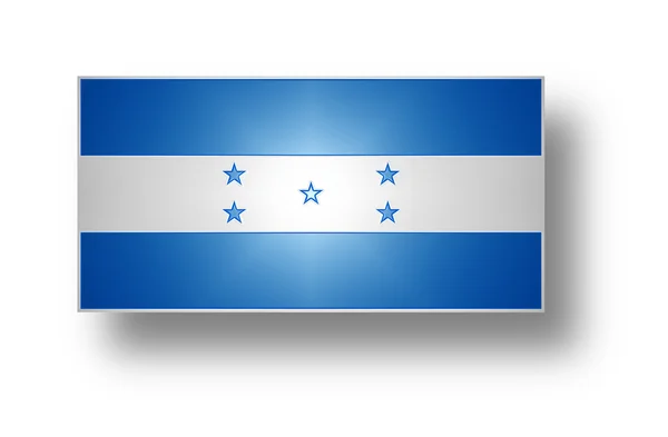 Flagge der honduras (stilisiertes i). — Stockfoto