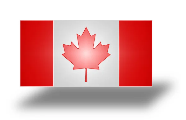 Bandeira do Canadá (estilizado I ). — Fotografia de Stock