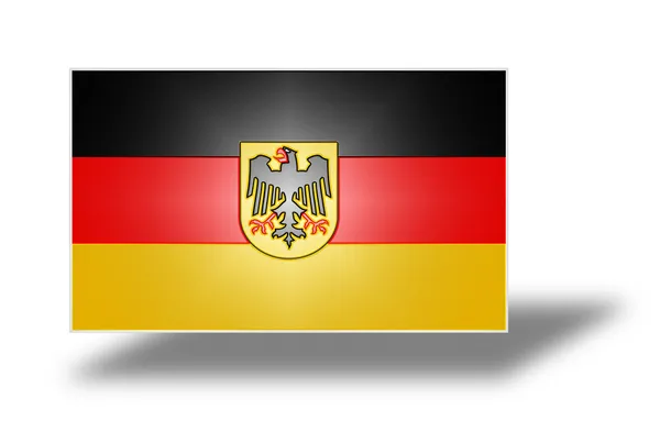 Прапор уряду Німеччини (стилізовані я). — стокове фото