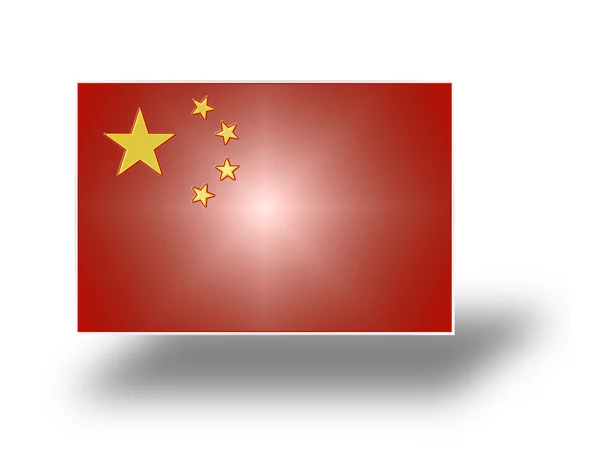 Bandera de China (estilizada I ). — Foto de Stock