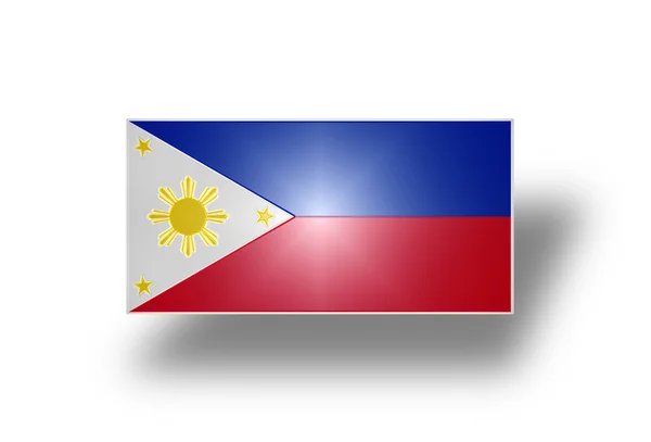 Flag of Philippines (stylized I). — Stock Photo, Image