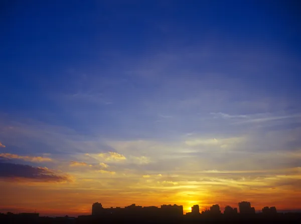 Pôr do sol. — Fotografia de Stock