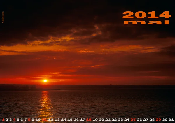 Kalender 2014. — Stockfoto