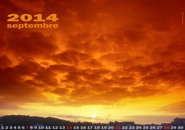 Calendario 2014 . — Foto de Stock