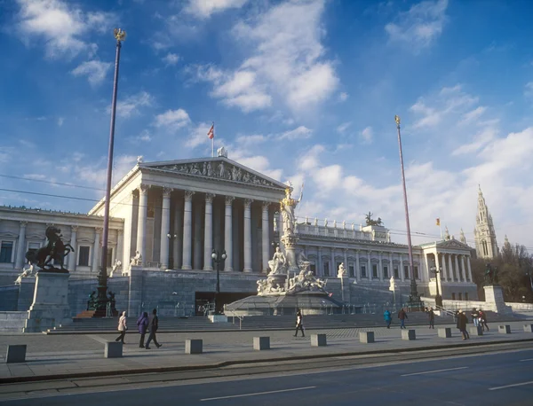 Parlamento austríaco em Vienna, Áustria. — Fotografia de Stock