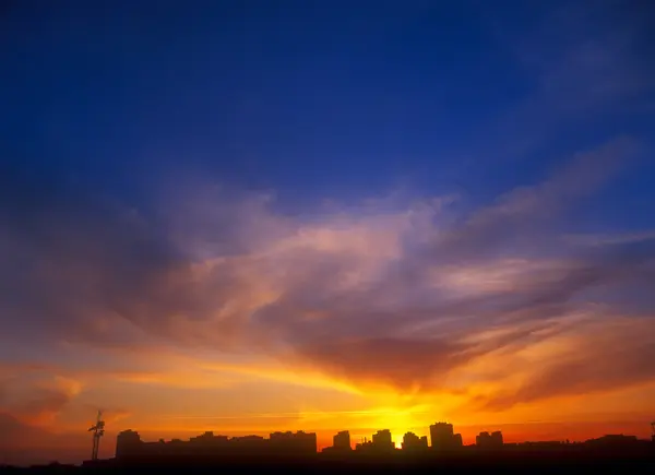 Zonsondergang. — Stockfoto