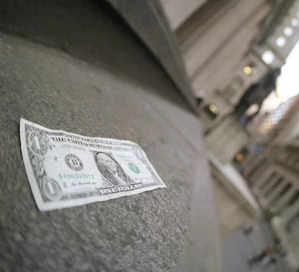 One dollar bill. — Stock Photo, Image