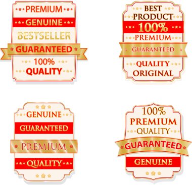 Vintage etiket kümesi