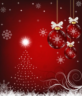 Christmas kırmızı arka plan