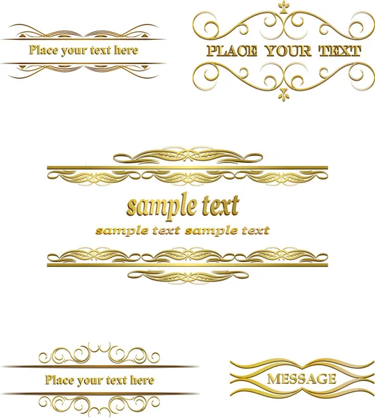 Vector set vintage labels — Stock Vector