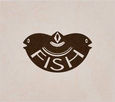 Antika balık etiketleri