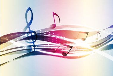 soyut müzik arkaplanı