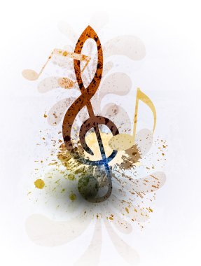 soyut müzik arkaplanı