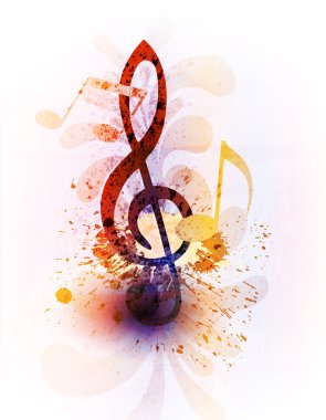 soyut müzik arkaplanı