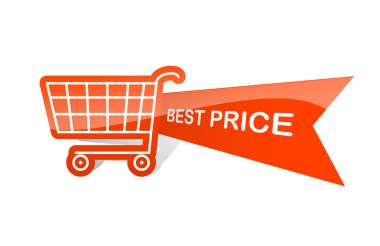 alışveriş sepeti ile tasarım etiket satışı. En iyi fiyat