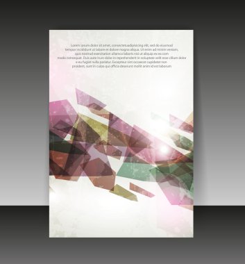 el ilanı veya kapak tasarımı. Klasör tasarım içerik arka plan. editabl