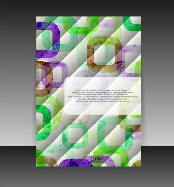 el ilanı veya kapak tasarımı. Klasör tasarım içerik arka plan. editabl