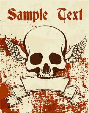 vektör Kurukafa çizimi