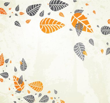 Sonbahar Arkaplanı - Sonbahar Yaprakları tasarımınıza düşüyor