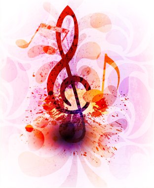 soyut müzik arkaplanı