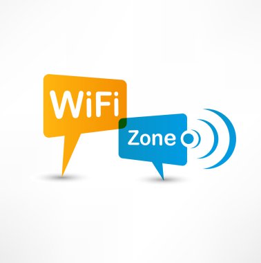 WiFi Bölgesi konuşma baloncukları