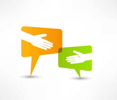 Hand shake clipart