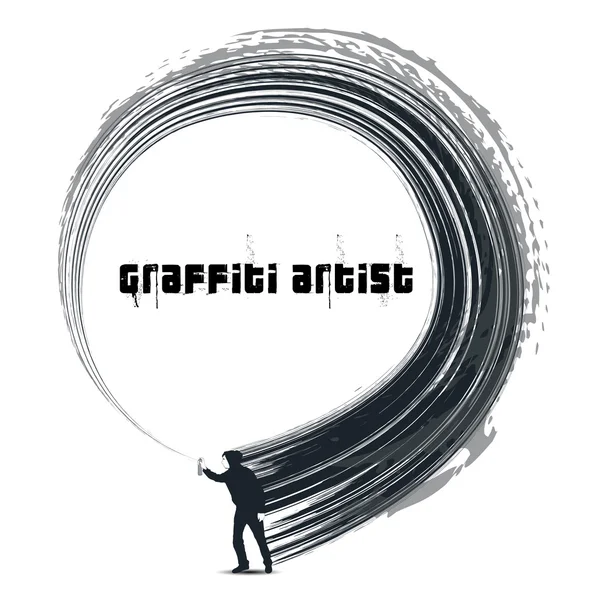 Graffiti artist — Stock Vector