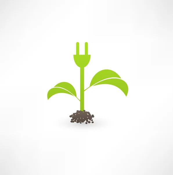 Energía ecológica — Vector de stock