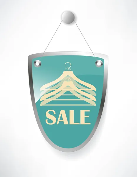 The shield, sale sign. — Stock Vector