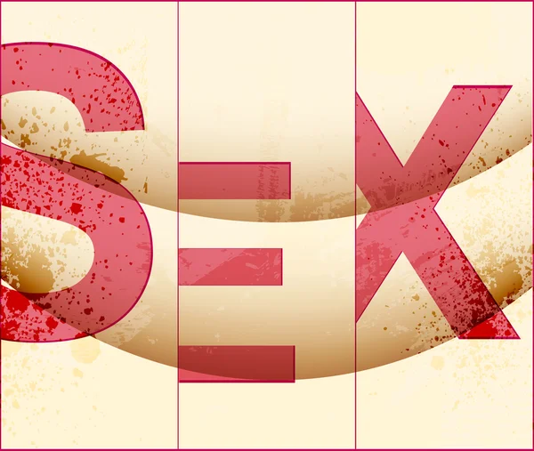 Sex background — Stock Vector