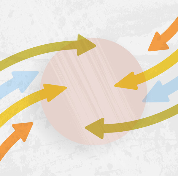 Цветные стрелки абстрактный векторный фон. Для дизайна
