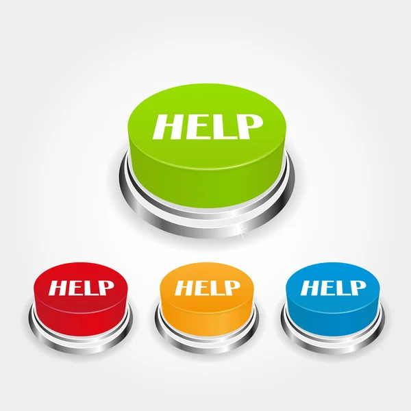 Help button — Stock Vector