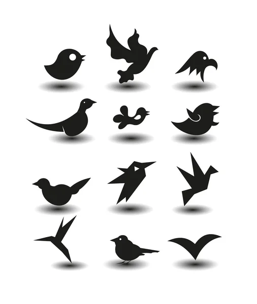 Ptak ikony — Wektor stockowy