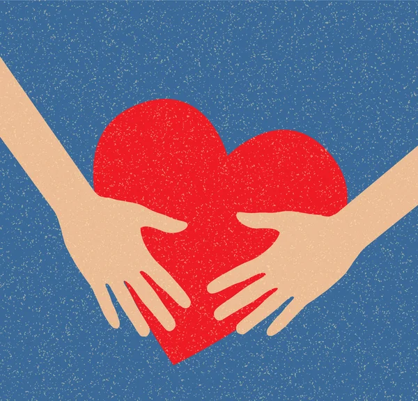 kalp tutan eli. Hayır. el, kol, kalp gönderir.