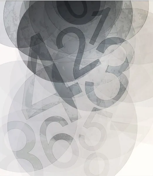 Composities van gekleurde getal. abstracte achtergrond — Stockvector