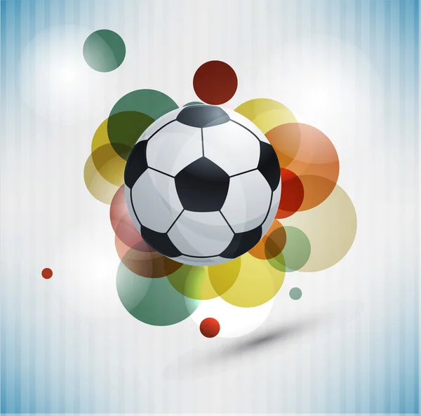 Voetbal ontwerp achtergrond — Stockvector