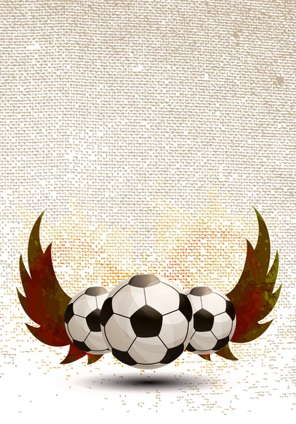 Futebol design de fundo — Vetor de Stock