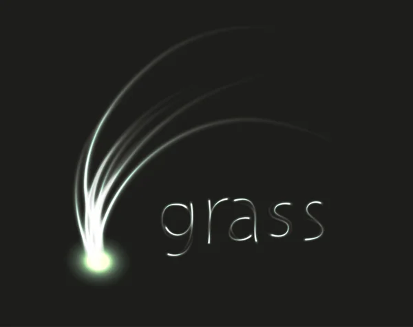 Futuristic grass — Stock Vector