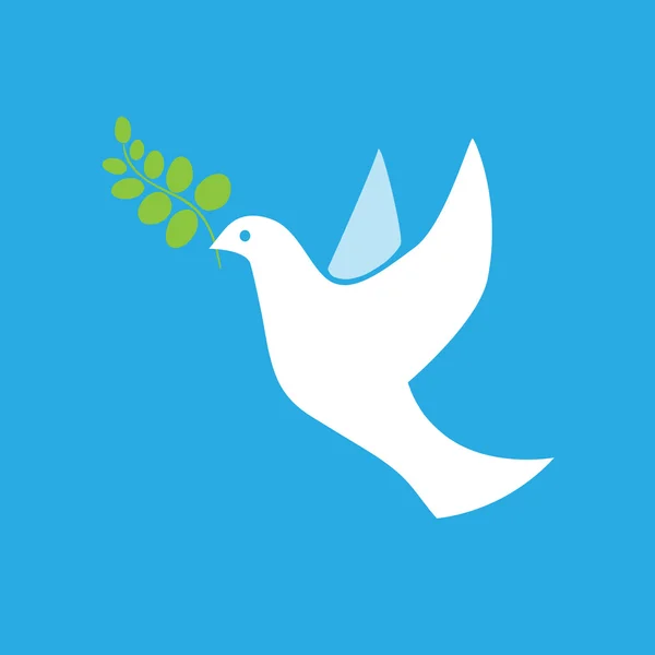 平和ベクトルの鳩 — ストックベクタ