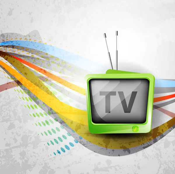Retro-TV Hintergrund — Stockvektor