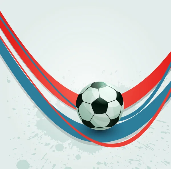 サッカーのデザインの背景 — ストックベクタ