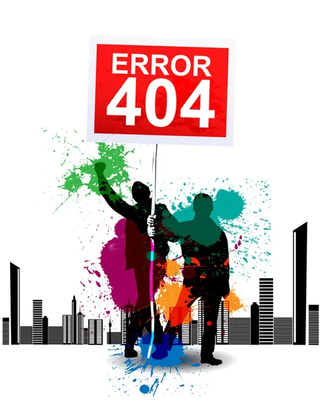 404 Page not found — Stock Vector