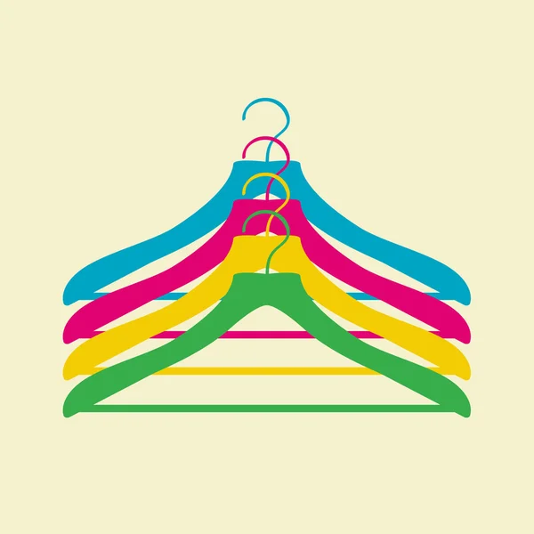 Kleren hanger — Stockvector