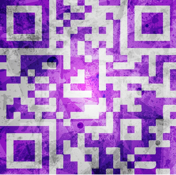 QR kód pozadí — Stockový vektor