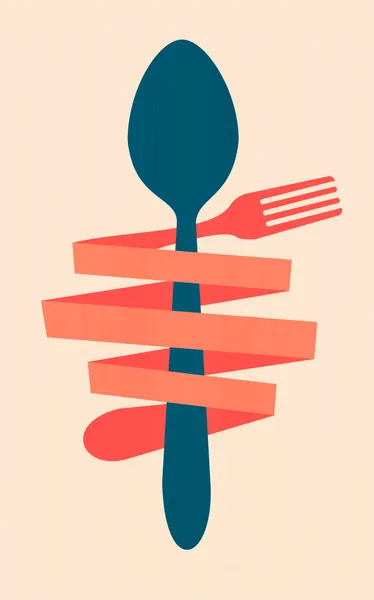 Klasik restoran menüsü retro poster