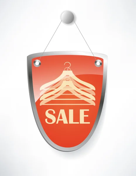 The shield, sale sign. — Stock Vector