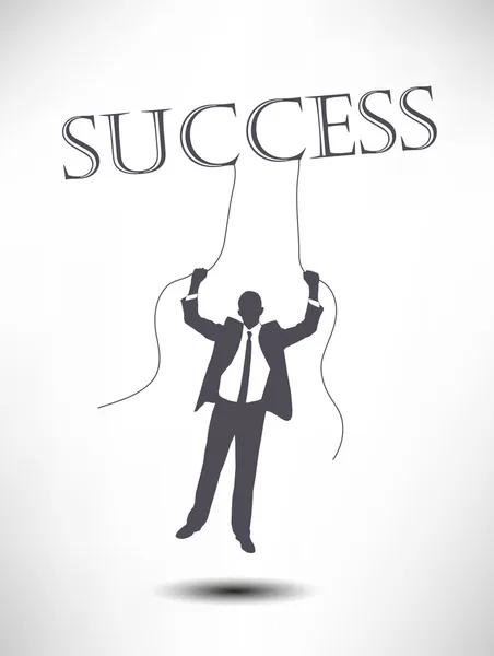 Successful businessman — Stock Vector