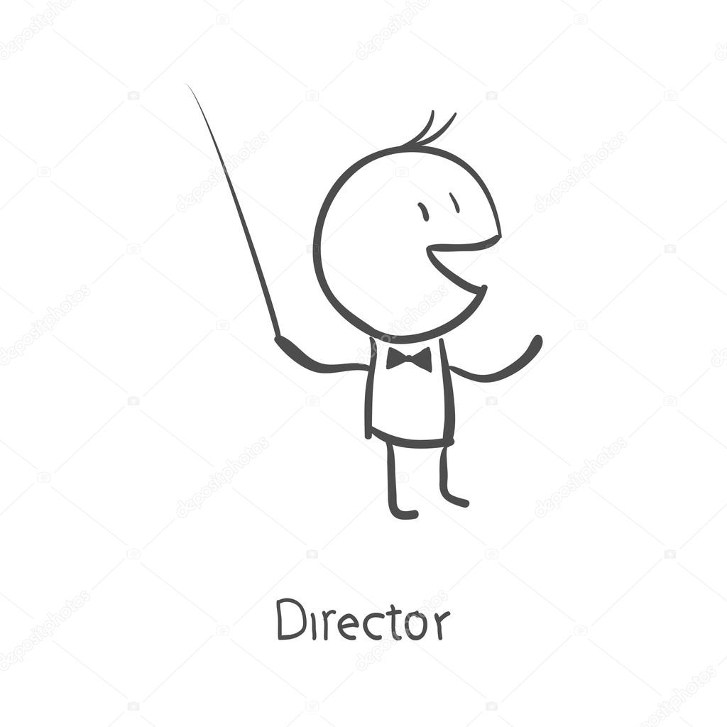 Orchestra Conductor Directing Vector Image By C File404 Vector Stock